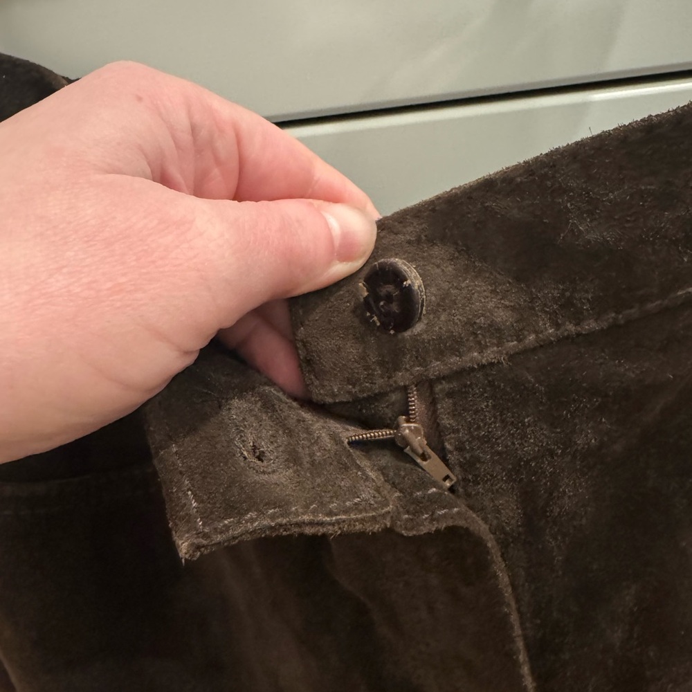 Miu Miu Dark Brown Suede Skirt - Picture 9 of 12